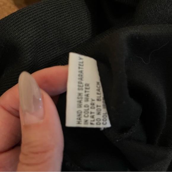 La Madona black short sleeve sweater with buttons girls design sequence Sz M - Picture 12 of 14